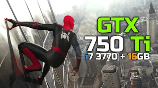 GTX 750 Ti + i7 3770 | Marvel's Spider Man Remastered | 1080P, 900P, 720P | FSR