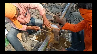 RAILWAY TRACK THERMIT WELDING || रेल वेल्डिंग कैसे होता है? || Thermite Welding of Indian Railway