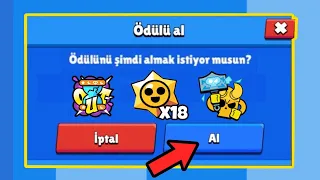 ÜCRETSİZ 20 ÖDÜL DAHA 📣 Starr Hediyesi, Sprey ve Rozet!! Brawl Stars