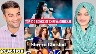 Top 100 Songs Of Shreya Ghoshal | Random 100 Hit Songs Of Shreya Ghoshal | Reaction!! | Amber Rizwan