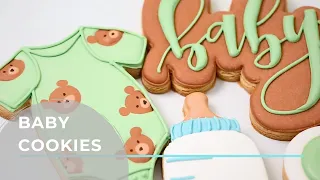 Baby Shower | Royal Icing Cookies Tutorial