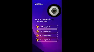 What Is The Resolution Of The Eye? | Human Eye Resolution #shorts