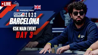 EPT BARCELONA: €5K MAIN EVENT - DAY 3 PART 2 ♠️ PokerStars UK