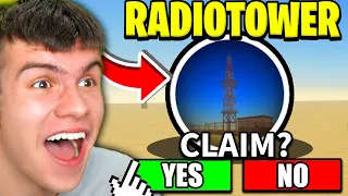 How FIND THE RADIOTOWER + GET THE RADIOTOWER BADGE In A Dusty Trip! Roblox