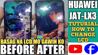 HUAWEI JAT-LX3 BROKEN LCD AND CHANGE NEW LCD