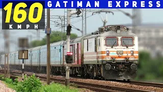 160 KMPH Gatimaan Express | The Fastest Train of India