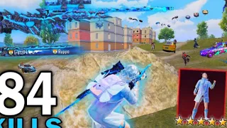 84 KILLS! 🔥IN 2 MATCHES FASTEST GAMEPLAY With full GLACIER SET😍