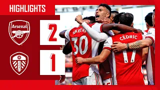 HIGHLIGHTS | Arsenal vs Leeds United (2-1) | Premier League | Eddie Nketiah at the double!