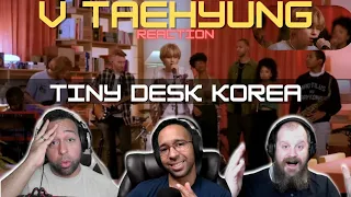 V Is just A VIBE! - V of BTS: Tiny Desk Korea | StayingOffTopic Reacts