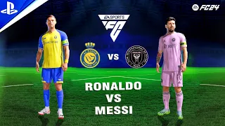 FC 24 - Al Nassr vs Inter Miami ft. Ronaldo, Messi, Suarez, Mane | PS5™ | 4K