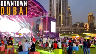 Downtown Dubai Complete Walk | Dubai shopping festival 2021 | 4K | Dubai Tourist Attraction
