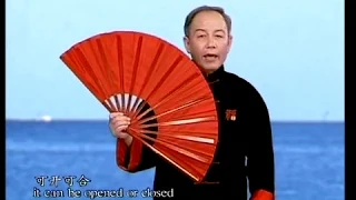 太極功夫扇 I part A  Tai Chi Taiji Kung Fu Fan Tutorial with English subtitle