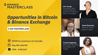 DAY 1: Binance Kenya- Opportunities in Bitcoin & Binance Exchange (2 Days Masterclass)