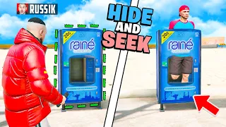 HIDE and SEEK aber jeder BAUT sein eigenes VERSTECK in GTA 5! (UNMÖGLICH)