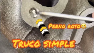 🚨Como  extraer un perno roto o quebrado  sin perforar 👀