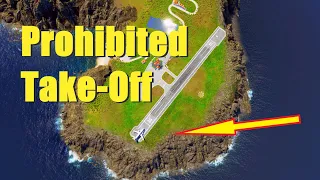 This Runway will scare the sh*t out of any pilot:- Juancho, Saba, Dutch Caribbean