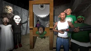 Granny vs  GTA CJ funny animation  part 4