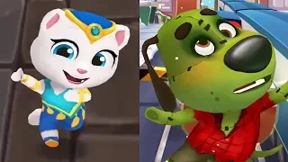 BEAUTY AND THE BEAST genie angela vs zombie ben TALKING TOM GOLD RUN