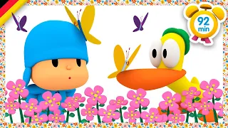 🦋 POCOYO DEUTSCH - Schmetterling, du kleines Ding [ 92 minuten ] | CARTOONS und SERIEN für KINDER