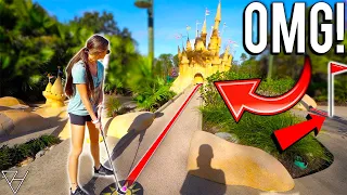 Disney’s BEST Mini Golf Course! | Double Hole In One!