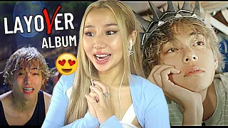 HE'S SO ROMANTIC! 🌹V LAYOVER ALBUM REACTION  | SLOW DANCING M/V, BLUE, FOR US