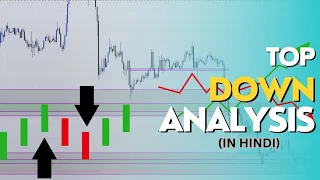 TOP DOWN ANALYSIS, DAILY BIAS TO ENTRIES, ICT CONCEPT | IN HINDI |