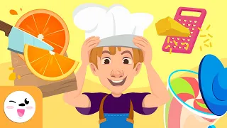 Los VERBOS de cocina para niños - Vocabulario para niños - Recopilación