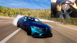 BMW F82 M4 Liberty Walk - Forza Horizon 5 drive[Fanatec Steering Wheel CSL DD] Gameplay