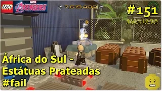 Lego Marvel Avengers - África do Sul - Estátuas Prateadas #fail - Jogo Livre