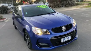 U50555 2016 HOLDEN VF II SV6 BLACK EDITION WAGON