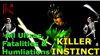 All Fatalities & Ultra Combos Killer Instinct Classic, Humiliations