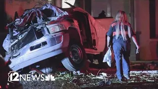 Truck crashes into Tempe home Friday morning