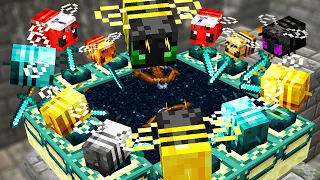 Minecraft but Bees Beat the game for you