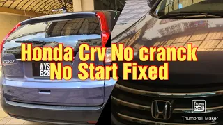 Honda Crv No Crank No Start Starter Relay issues Fixed
