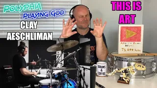 Drum Teacher Reacts: CLAY AESCHLIMAN | Polyphia - Playing God (Drum Playthrough)