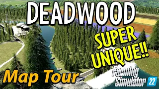 GREAT CUSTOM CROPS & PRODUCTIONS!!🚜 DEADWOOD MAP TOUR!! 🗺️ GRAINMAN TRAVELS ✈️