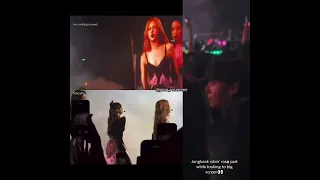 Jungkook attend to blackpink concert #jungkook #rosé #rosekook