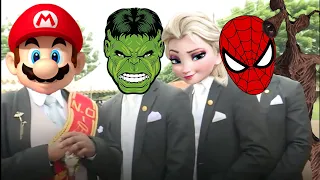 COFFIN DANCE Meme BEST COMPILATION (Hulk Spiderman Siren Head Frozen Subway Surfers Dame tu Cosita)