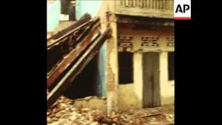 SYND 30-10-72 AFTERMATH OF A US BOMBING RAID IN NORTH VIETNAM