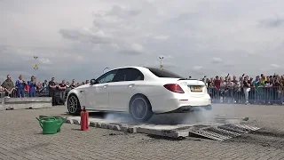 Crazy Mercedes-AMG E63S RS800 Destroy a Set of Tyres in 1 Minute!