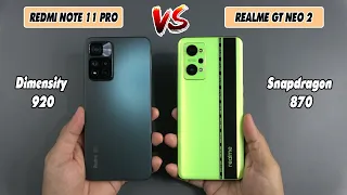 Xiaomi Redmi Note 11 Pro vs Realme GT Neo 2 | SpeedTest and Camera comparison