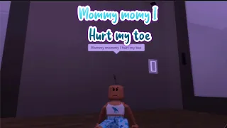 Mommy Mommy I Hurt My Toe (Roblox meme) #shorts