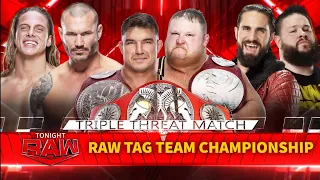 Alpha Academy Vs RK-bro Vs Seth Rollins & Kevin Owens Campeonatos en Parejas -Raw 07/03/2022 Español