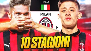 Ho RICOSTRUITO il MILAN per 10 STAGIONI su FC 24!