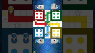 Ludo game | Ludo game in 4 players | #shorts | Funny players Ludo king game | Ludo gameplay #129