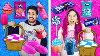 NOSSO PICNIC TUDO ROSA E AZUL | Gabriel e Shirley 2.0