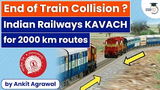 What is Kavach, the system designed to prevent train accidents in India, and how it works? UPSC GS3