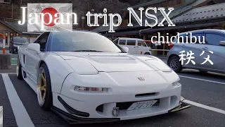 [4K] Not solo sports car camping in cozy log cabin winter japan day 32 .HONDA NSX family camping.