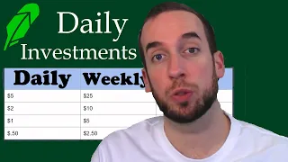 Using Robinhood for Daily Investing - How to Buy S&P500 & DJIA SPY DIA