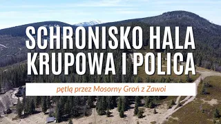 Polica i schronisko PTTK na Hali Krupowej (Kucałowej) w Beskidzie Żywieckim